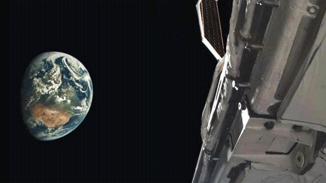 十分罕见!美军首次公布空天飞机拍摄的地球照片