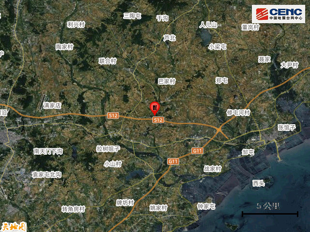 刚刚,辽宁大连发生地震